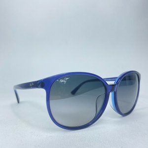 Maui Jim Sunglasses Water Lily MJ 796-08D Oval Blue Gray Polarized Lenses 3415c